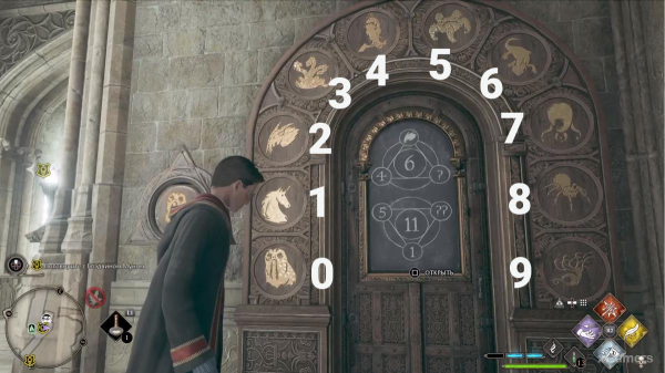 Hogwarts Legacy: загадка с дверьми с символами животных Hogwarts Legacy: загадка с дверьми с символами животных