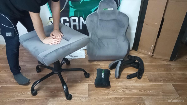 Сборка и обзор игрового кресла VMMGAME UNIT Сборка и обзор игрового кресла VMMGAME UNIT
