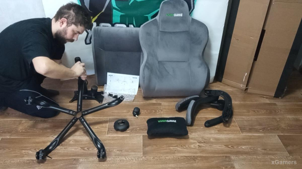 Сборка и обзор игрового кресла VMMGAME UNIT Сборка и обзор игрового кресла VMMGAME UNIT