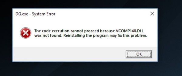 Как избавиться от ошибки с файлом VCOMP140.dll Как избавиться от ошибки с файлом VCOMP140.dll