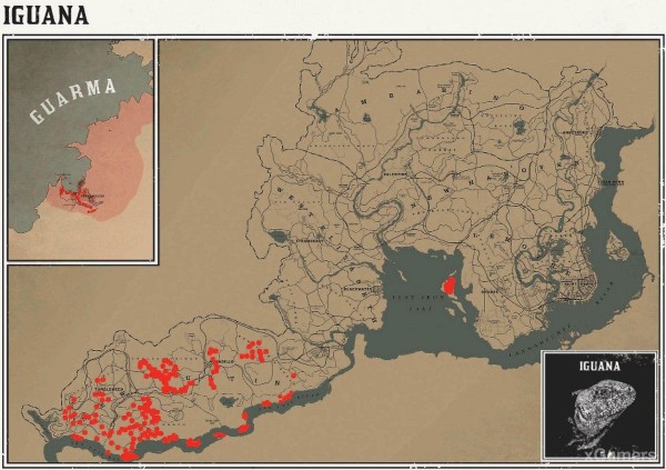 Red dead redemption 2 - животные. Карты с местами обитания Red dead redemption 2 - животные. Карты с местами обитания