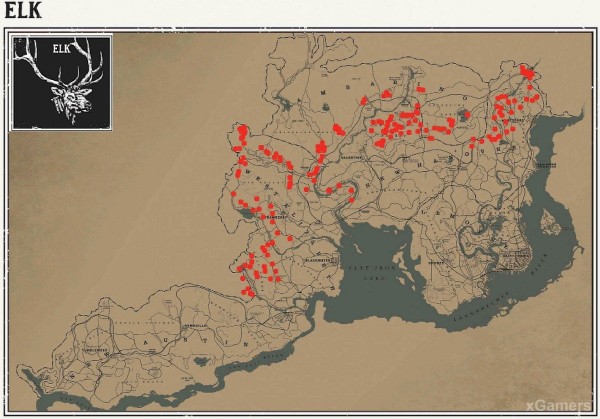 Red dead redemption 2 - животные. Карты с местами обитания Red dead redemption 2 - животные. Карты с местами обитания