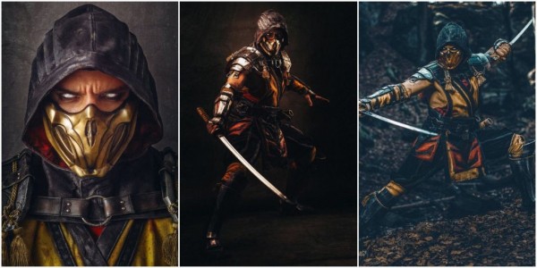Лучший косплей Скорпиона из Mortal Kombat Лучший косплей Скорпиона из Mortal Kombat