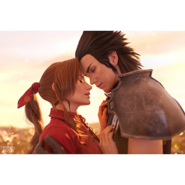 Невероятный косплей Аэрис и Зака из Final Fantasy VII Невероятный косплей Аэрис и Зака из Final Fantasy VII