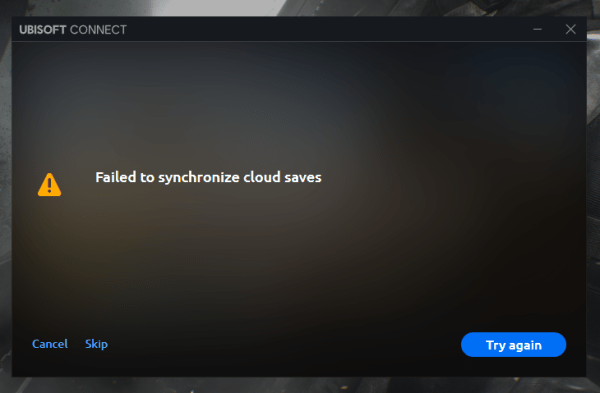 Как исправить ошибку «Failed to Synchronize Cloud Saves» в Ubisoft Connect? Как исправить ошибку «Failed to Synchronize Cloud Saves» в Ubisoft Connect?