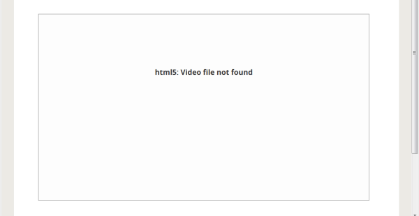 Как исправить ошибку «HTML5 video file not found»? Как исправить ошибку «HTML5 video file not found»?