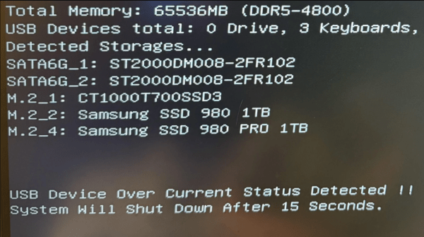 Как пофиксить «USB device over current status detected»? Как пофиксить «USB device over current status detected»?