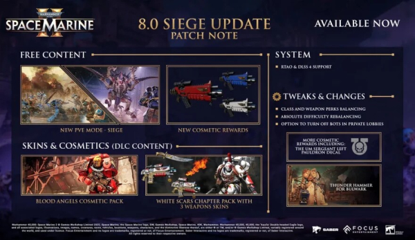 В Space Marine 2 появился режим Осада В Space Marine 2 появился режим Осада