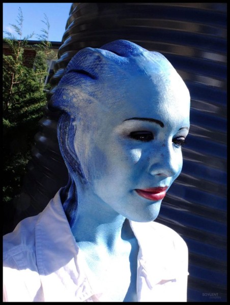 Косплей гуманоида Азари из Mass Effect Косплей гуманоида Азари из Mass Effect