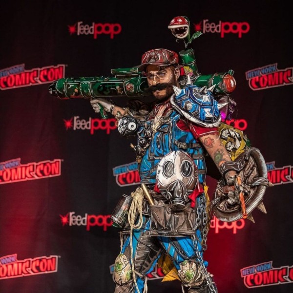 Супер Марио в потрясающем косплее в стиле сел-шейдинг Супер Марио в потрясающем косплее в стиле сел-шейдинг