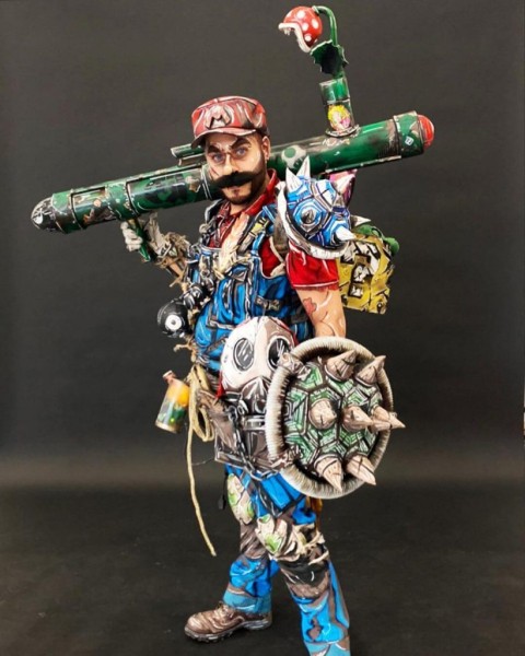 Супер Марио в потрясающем косплее в стиле сел-шейдинг Супер Марио в потрясающем косплее в стиле сел-шейдинг