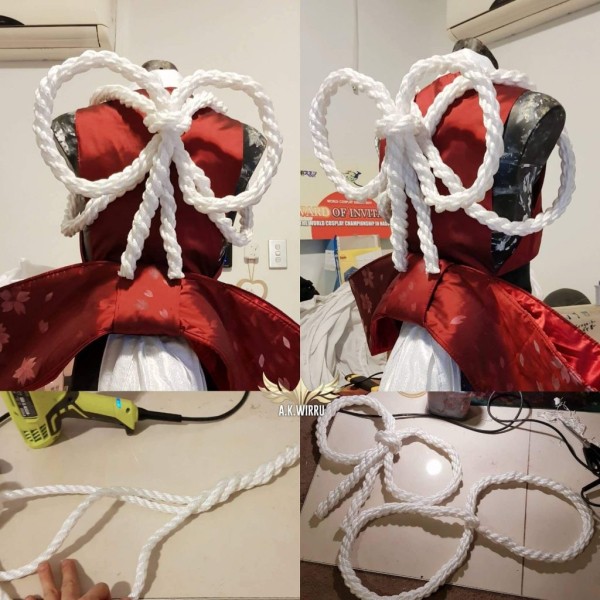 Трансформация в Мэй Ширануи с помощью множества накладок Трансформация в Мэй Ширануи с помощью множества накладок