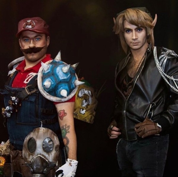 Супер Марио в потрясающем косплее в стиле сел-шейдинг Супер Марио в потрясающем косплее в стиле сел-шейдинг