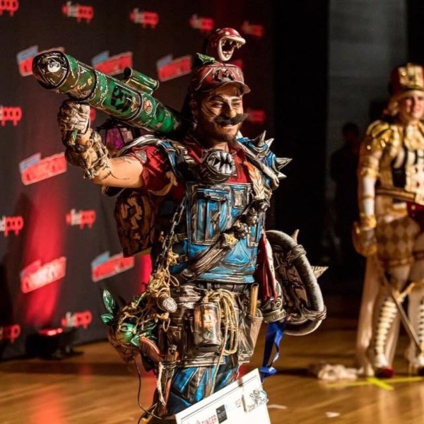 Супер Марио в потрясающем косплее в стиле сел-шейдинг Супер Марио в потрясающем косплее в стиле сел-шейдинг