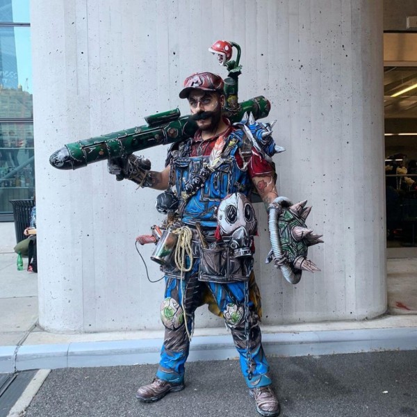 Супер Марио в потрясающем косплее в стиле сел-шейдинг Супер Марио в потрясающем косплее в стиле сел-шейдинг