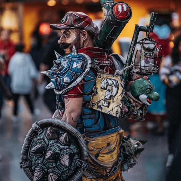 Супер Марио в потрясающем косплее в стиле сел-шейдинг Супер Марио в потрясающем косплее в стиле сел-шейдинг