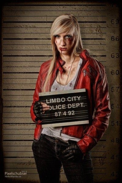 Крутой женский косплей Данте из Devil May Cry Крутой женский косплей Данте из Devil May Cry