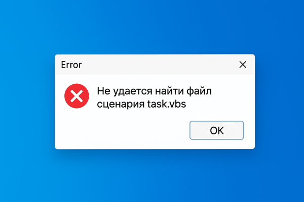 Фикс для «Не удается найти файл сценария task.vbs» в Windows 10/11 Фикс для «Не удается найти файл сценария task.vbs» в Windows 10/11