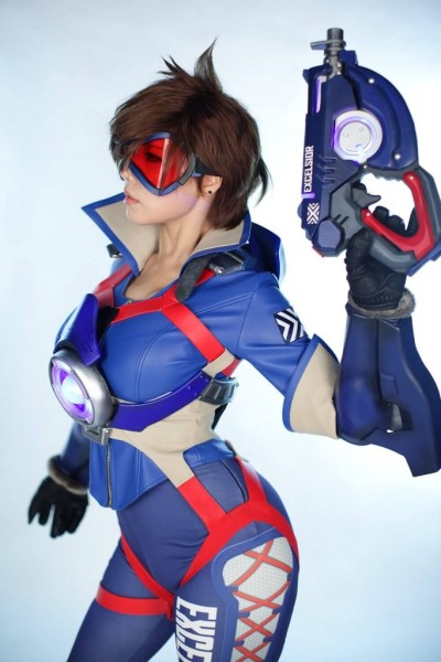 Косплей Overwatch в стиле киберспорт Косплей Overwatch в стиле киберспорт