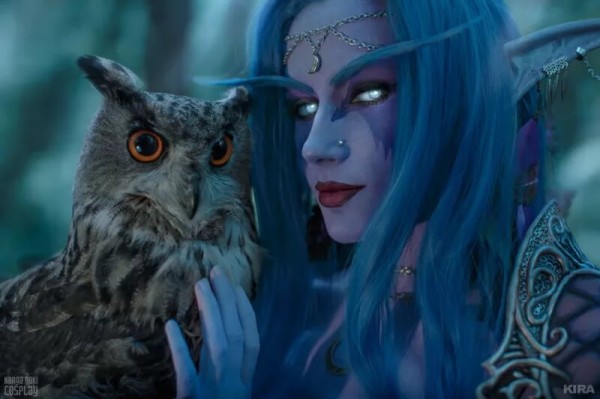 Лучший косплей по World of Warcraft должен иметь при себе настоящих сов! Лучший косплей по World of Warcraft должен иметь при себе настоящих сов!