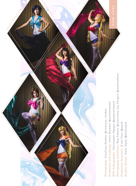 Взрослый косплей на Сейлор Мун Взрослый косплей на Сейлор Мун